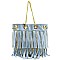 Chain Fringed Fashionable Gold-tone Chain Shoulder Bag