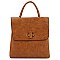 Twist Lock Flap Convertible Backpack