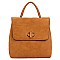 Twist Lock Flap Convertible Backpack