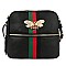 Queen Bee Stripe Crossbody - Messenger Bag