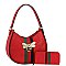 Queen Bee Stripe 2-in-1 Shoulder Bag Hobo