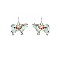 Fashionable Floral Cow Hook Earring SLE0270