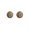 Fashionable Roman Theme Coin Oist Earring SLE0322