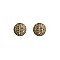 Fashionable Roman Theme Coin Oist Earring SLE0322