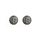 Fashionable Roman Theme Coin Oist Earring SLE0322