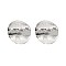 Fashionable Round Hammered Metal Earring SLE0687