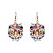 Fashionable Tiger Floral Print Earring SLE0883