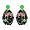 Fashionable Tiger Print Geometric Earring SLE0898