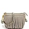 FRINGED BOHEMIAN WRISTLET CROSS BODY