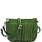 FRINGED BOHEMIAN WRISTLET CROSS BODY