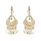 Fashionable Dangly Metal Fish Hook Er with Round SLE0924