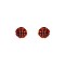 Fashionable Rhinestone Basketball Stud Earring SLE1031