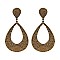 FASHIONABLE LARGE RHINESTONE TEADROP EARRING SLE1099