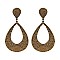 FASHIONABLE LARGE RHINESTONE TEADROP EARRING SLE1099