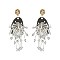 Trendy Dangly Fashion Beaded Drop Earring SLE1130