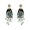 Trendy Dangly Fashion Beaded Drop Earring SLE1130