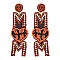 LONG DROP EARRINGS FEATURING "SPORT" MOM