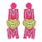 LONG DROP EARRINGS FEATURING "SPORT" MOM