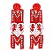 LONG DROP EARRINGS FEATURING "SPORT" MOM