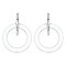 Trendy Lucite with Metal Post Earring SLE1387