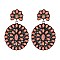 Fashionable Western Concho Tq Earring SLE1458