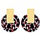 Fashionable Circle Print Earring SLE1466