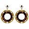 Fashionable Layered Rnd Acetate Post Earring SLE1474