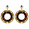 Fashionable Layered Rnd Acetate Post Earring SLE1474