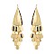 Trendy Dangly Metal Fish Hook Earring SLE1511