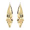 Trendy Dangly Metal Fish Hook Earring SLE1511