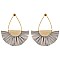 Fashionable Raffia Tassel Earring SLE1543