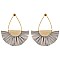 Fashionable Raffia Tassel Earring SLE1543