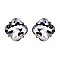 Fashionable Acetate Quatrefoil Earring SLE1634