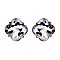 Fashionable Acetate Quatrefoil Earring SLE1634