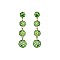 Trendy Stoned 3 Ball Drop Earring SLE1636