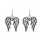 Fashionable Angel Wings Earrings SLE1658