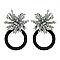 Fashionable Clustered Bead Er with Round Drop SLE1673