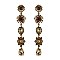 Fashionable Dangly Rhinestone Earring SLE1674