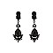 FASHIONABLE TEAR SHAPE CRYSTAL EARRINGS SLE1759