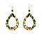 Trendy Teardrop Kente Pattern Hook Er SLE1793