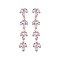 FASHIONABLE MARQUISE LEAF LINEAR DROP EARRING SLE1827