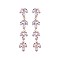 FASHIONABLE MARQUISE LEAF LINEAR DROP EARRING SLE1827