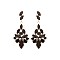 FASHIONABLE MARQUISE STONE CLUSTER DROP EARRING SLE1828