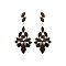 FASHIONABLE MARQUISE STONE CLUSTER DROP EARRING SLE1828