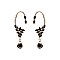 FASHIONABLE FANCY HOOK DROP RHINESTONE EARRING SLE1829