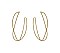 TWISTED TEXTURED METAL HOOP EARRINGS