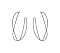 TWISTED TEXTURED METAL HOOP EARRINGS