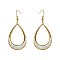 Trendy Teardrop Metal Fish Hook Er SLE1881