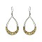Trendy Teardrop Metal Fish Hook Er SLE1881