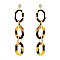 Trendy Dangly 3 Tier Lucite Earring SLE1893